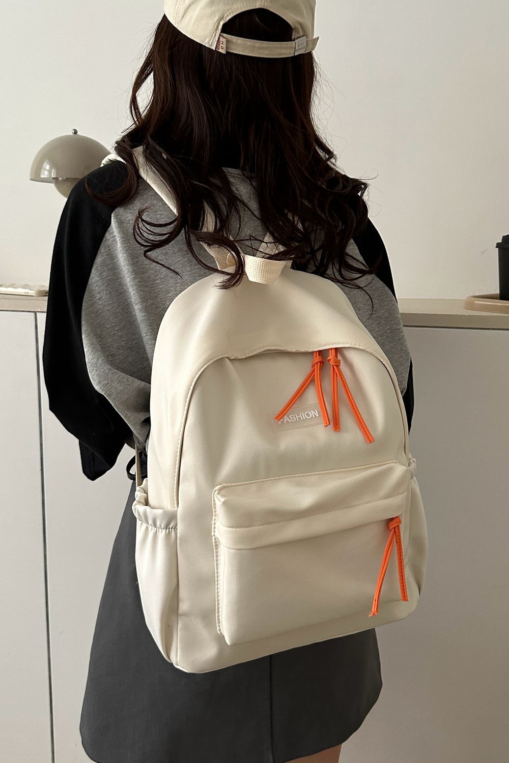 Nylon Large Backpack.