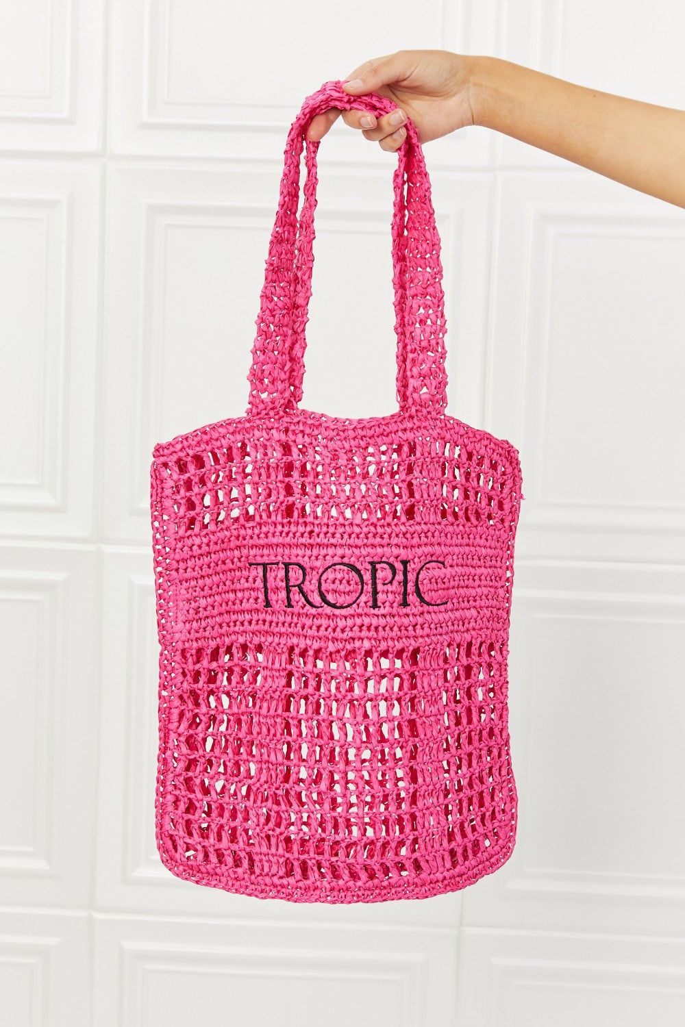 Fame Tropic Babe Staw Tote Bag - By Baano