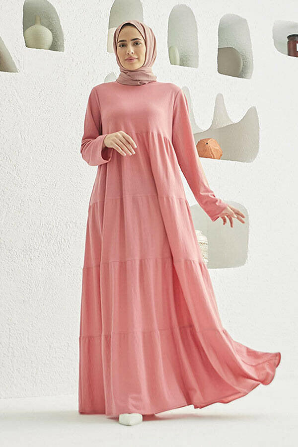 Pleated Tiered Maxi Dress - By Baano