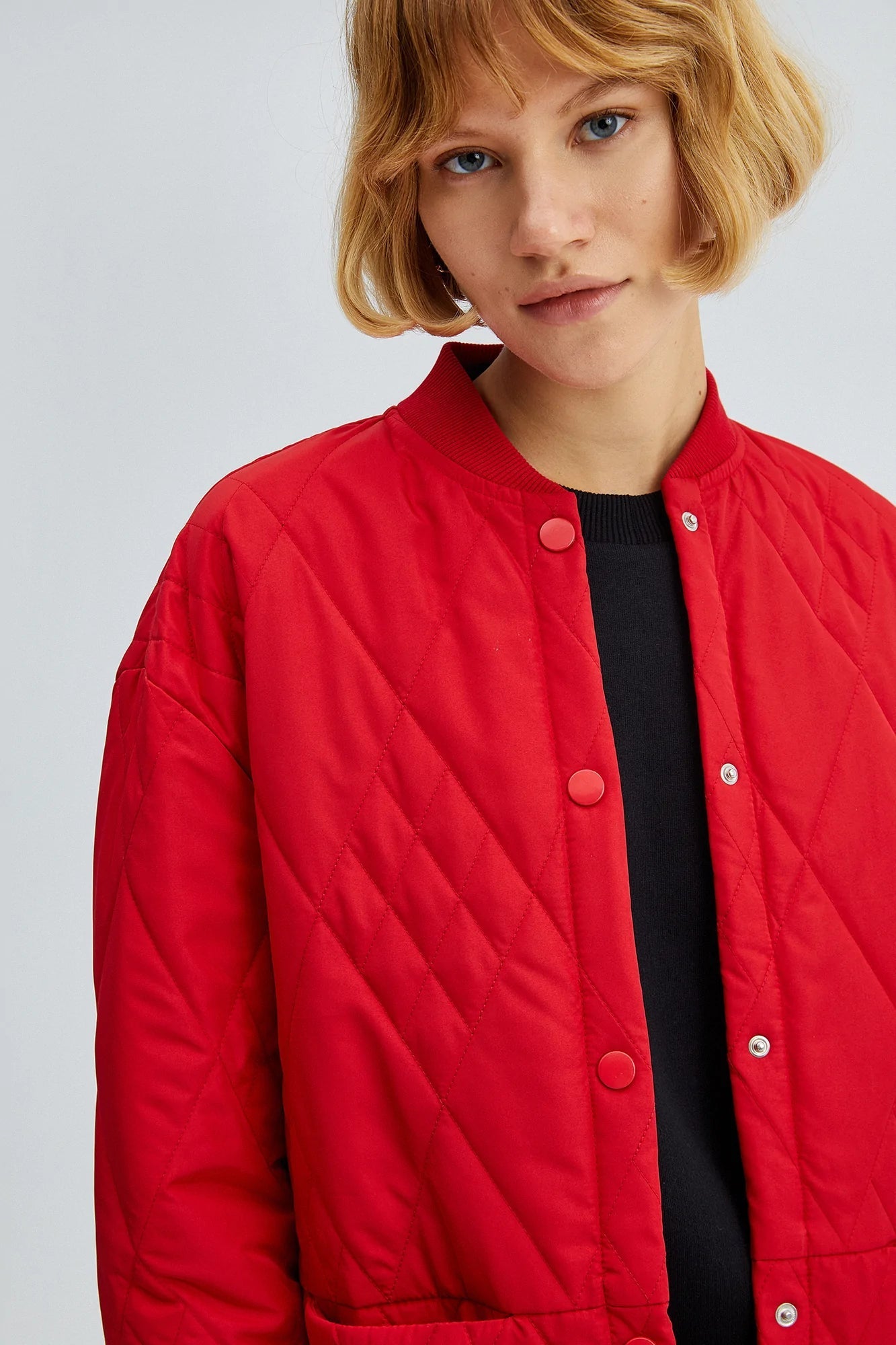 Quilted Ribbed Jacket | By Baano