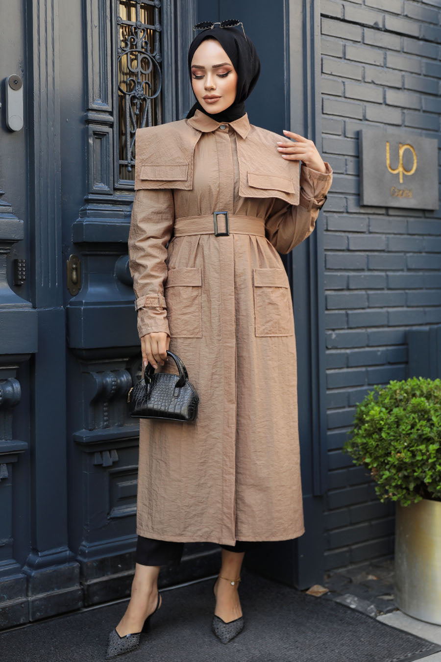 The Molly Full-Length Trench Coat redefines elegance and versatility in modest fashion - By Baano