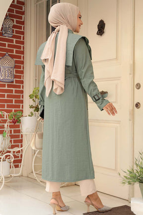 The Molly Full-Length Trench Coat redefines elegance and versatility in modest fashion - By Baano