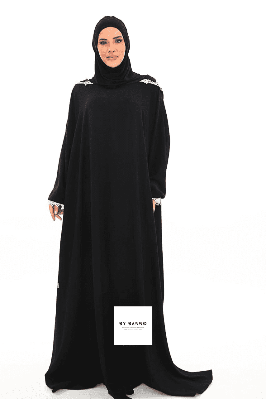 Luxurious - elegant  and comfortable Hooded Khimar - Abaya From Our Rona Collection.