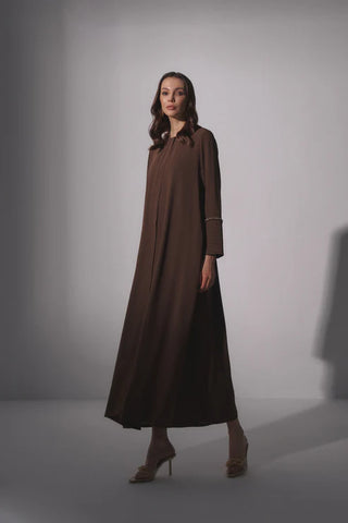 Aysha Open Front Women Abaya - Modest Clothes - By Baano