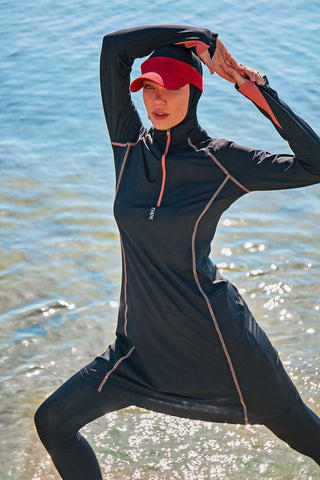 Merah Burkini - Premium Design, Full Set - By Baano