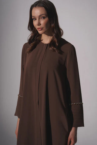 Aysha Open Front Women Abaya - Modest Clothes - By Baano