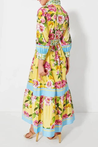 Rabiah Flower Garden Dress - Celebrate - By Baano