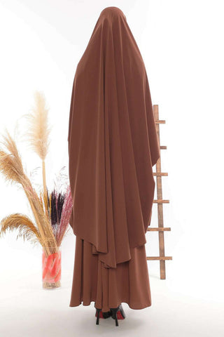 Luxury Two Piece Khimar  |  2 Piece Abaya | Dress Modest Wear - By Baano