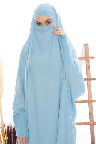 Luxury Two Piece Khimar  |  2 Piece Abaya | Dress Modest Wear - By Baano