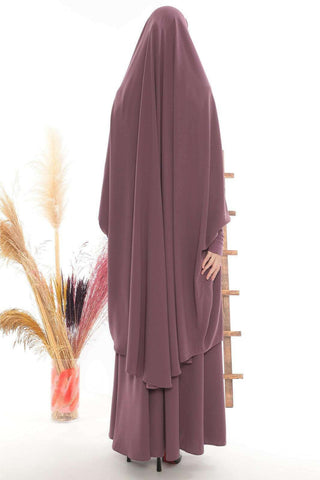 Luxury Two Piece Khimar  |  2 Piece Abaya | Dress Modest Wear - By Baano