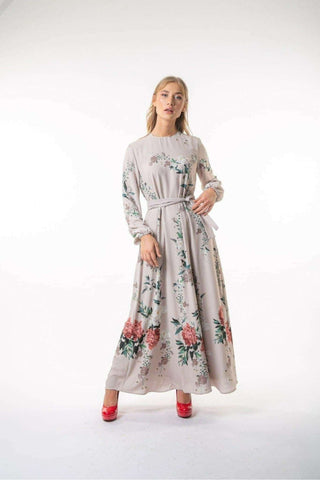 Aryanna Maxi Modest Dress - By Baano