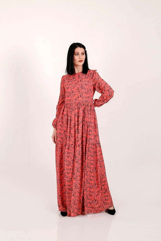 Ellan Maxi Dress With Long Sleeve - By Baano