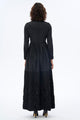 Elegant Maxi Dress - In Two Color - White and Black - By Baano