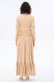 MASTER COLLAR LACE DRESS - Beige - By Baano