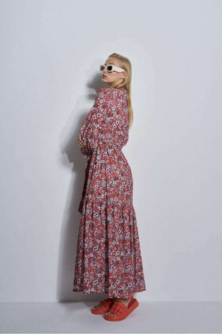 Betsy Floral Long Maxi Dress - By Baano