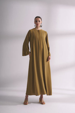 Iman Relax Fit Abaya with Front Zipper