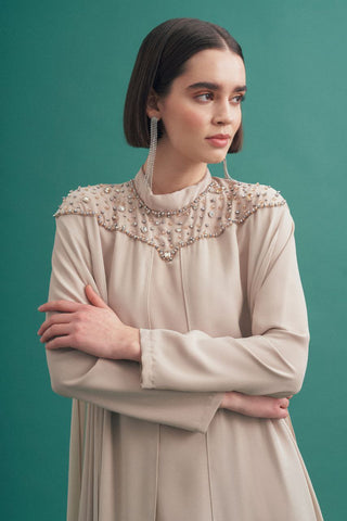 Retro Chic Fashion: Sandy 70's Inspired Abaya - By Baano