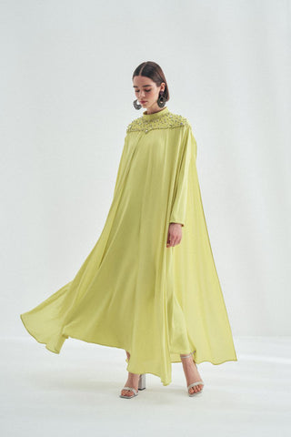 Retro Chic Fashion: Sandy 70's Inspired Abaya - By Baano