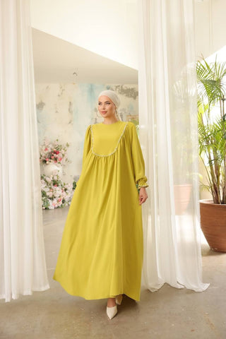 Indulge in timeless elegance with our Long Maxi Dress - Abaya - Available in 13 colors