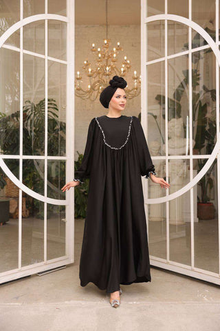 Indulge in timeless elegance with our Long Maxi Dress - Abaya - Available in 13 colors