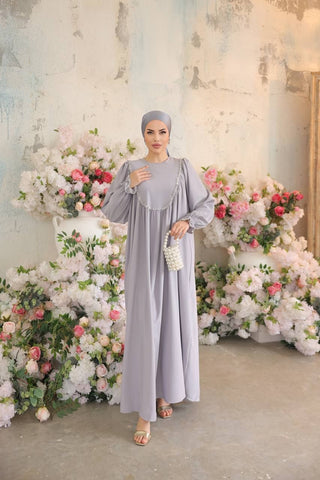 Indulge in timeless elegance with our Long Maxi Dress - Abaya - Available in 13 colors