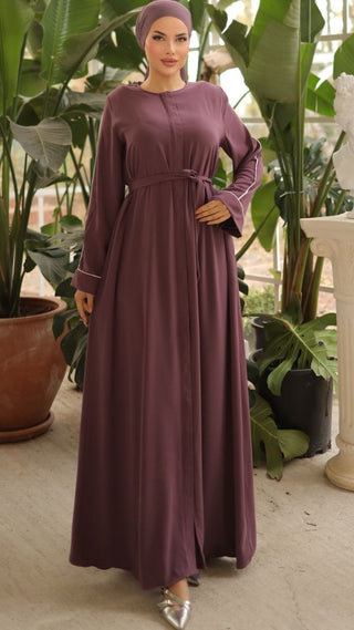 Dubai Style Abaya in Multiple Colors - By Baano