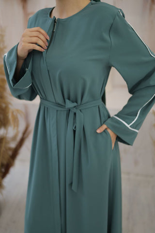 Dubai Style Abaya in Multiple Colors - By Baano