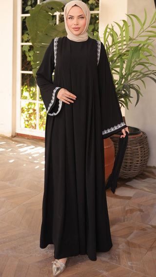 Introducing our Nila Long Abaya Dress with Long Sleeves - By Baano