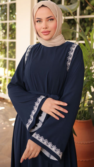 Introducing our Nila Long Abaya Dress with Long Sleeves - By Baano