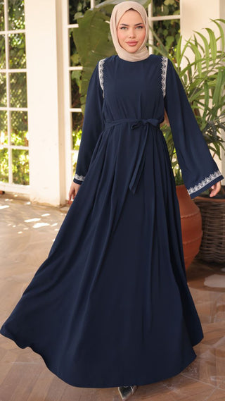 Introducing our Nila Long Abaya Dress with Long Sleeves - By Baano