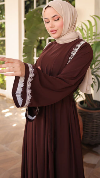 Introducing our Nila Long Abaya Dress with Long Sleeves - By Baano