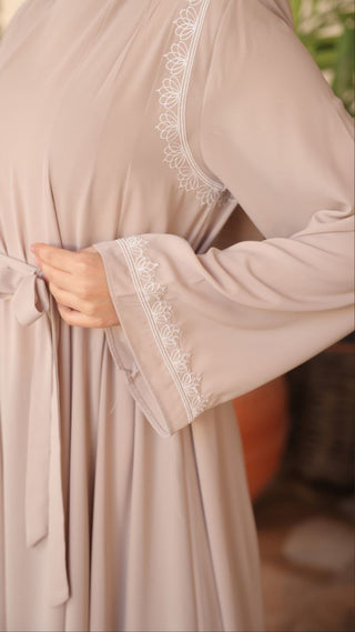 Introducing our Nila Long Abaya Dress with Long Sleeves