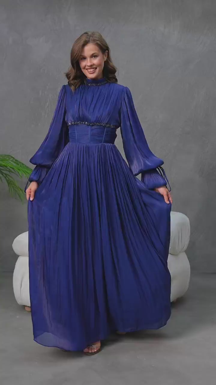 Mona Long Maxi Dress - Beautiful Evening Dress Modestly Design