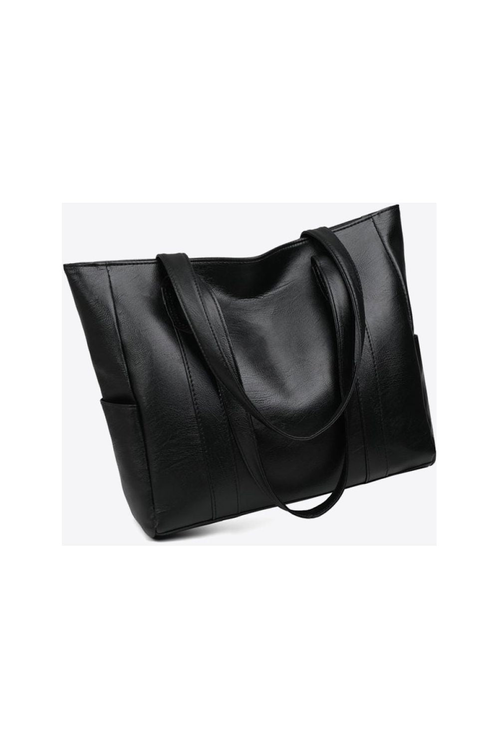 PU Leather Tote Bag.