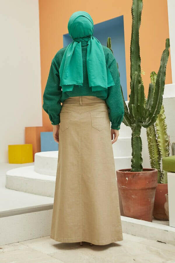 Buy Elle Green A-Line Skirt for Women's Online @ Tata CLiQ