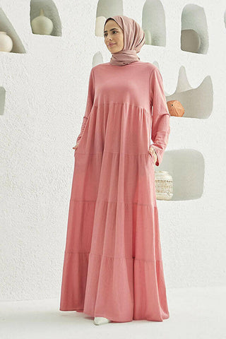 Pleated Tiered Maxi Dress - By Baano