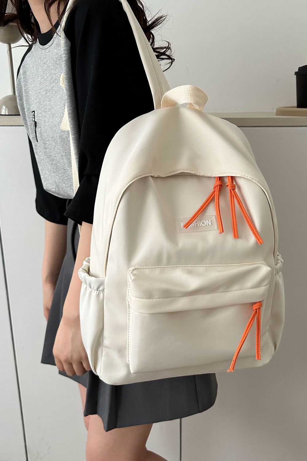 Nylon Large Backpack.