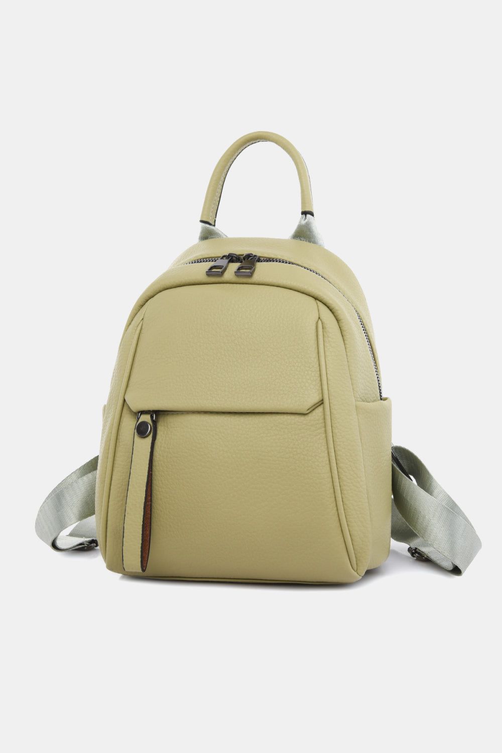 Small PU Leather Backpack.