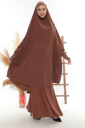 Luxury Two Piece Khimar  |  2 Piece Abaya | Dress Modest Wear.