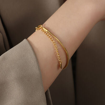18K Gold-Plated Minimalist Bracelet