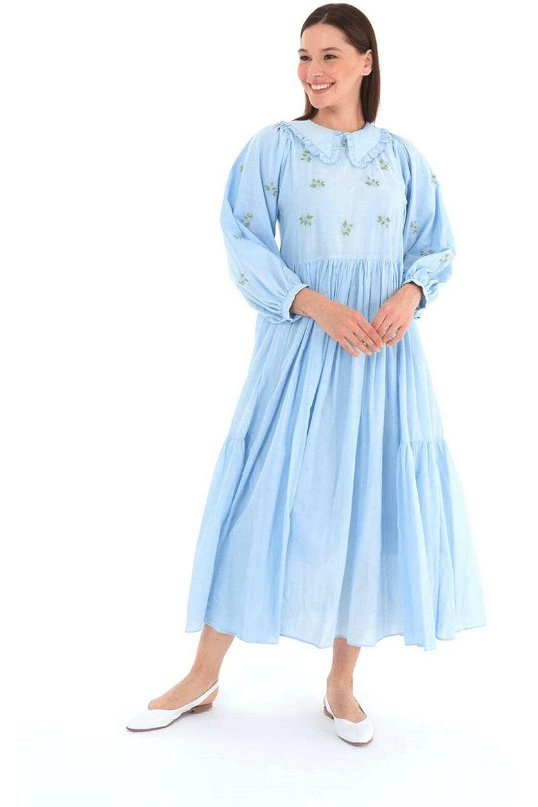 Alice Bohemian Summer Dress for women 100% Cotton - By Baano