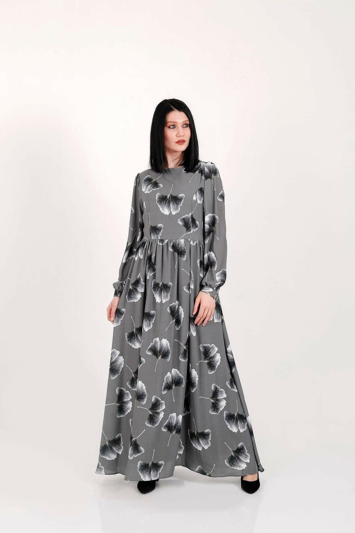 Emma Long Maxi Dress with Long Sleeves - By Baano