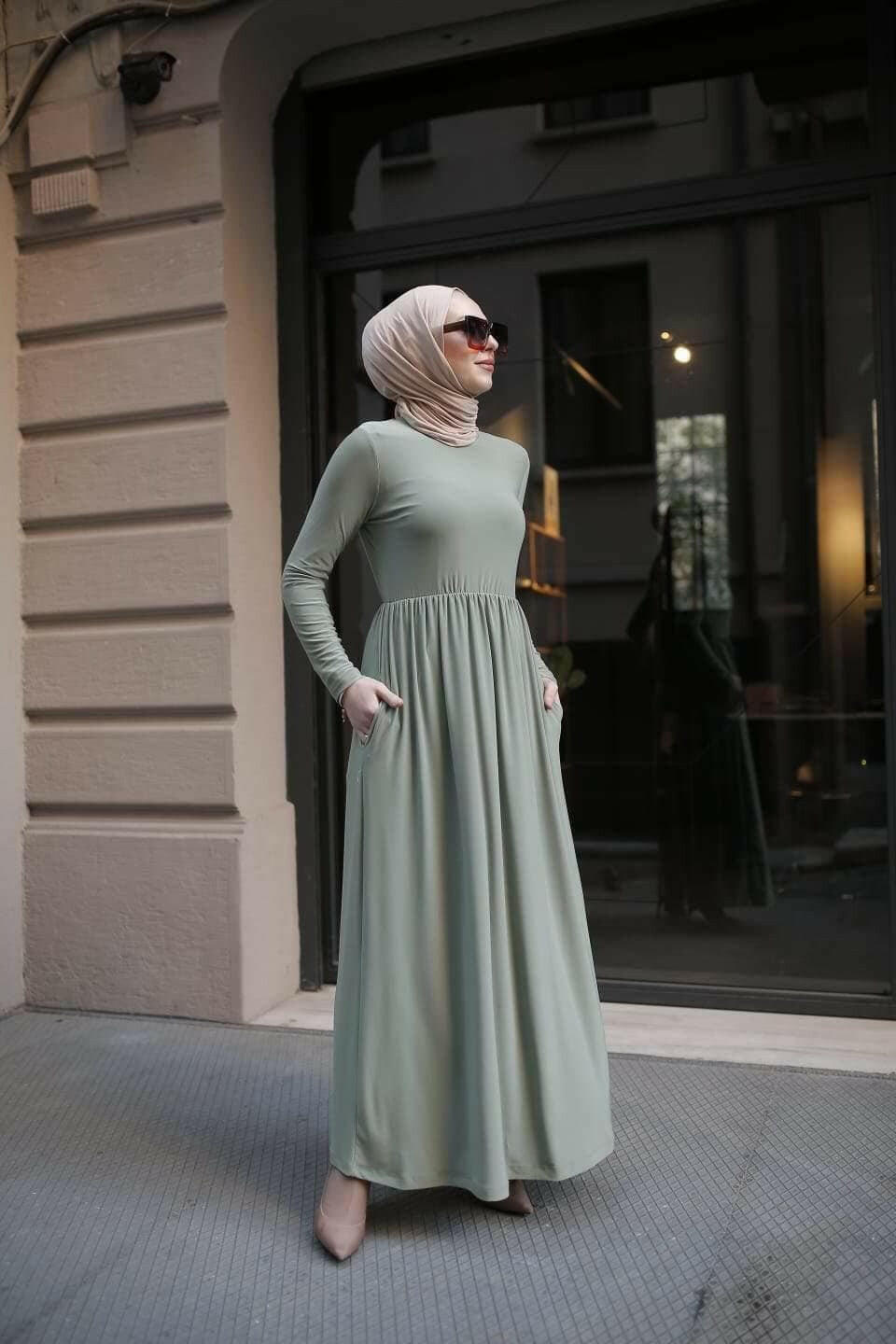 Bella Maxi Jersey Dress with Side Pocket  By Baano   