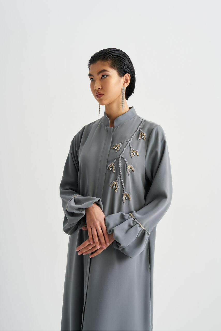 Embellished Design Abaya - Modest Islamic Clothing for Women - By Baano