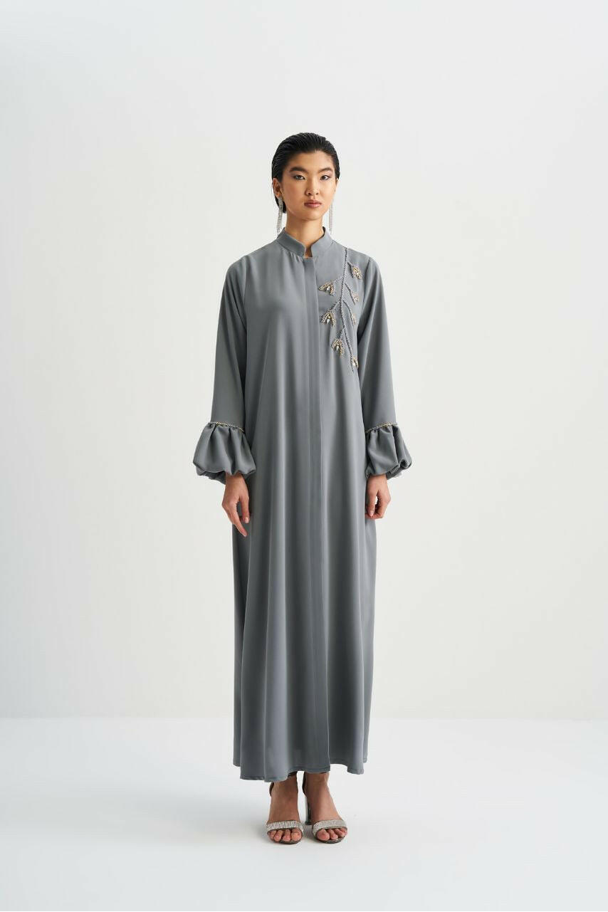 Embellished Design Abaya - Modest Islamic Clothing for Women - By Baano