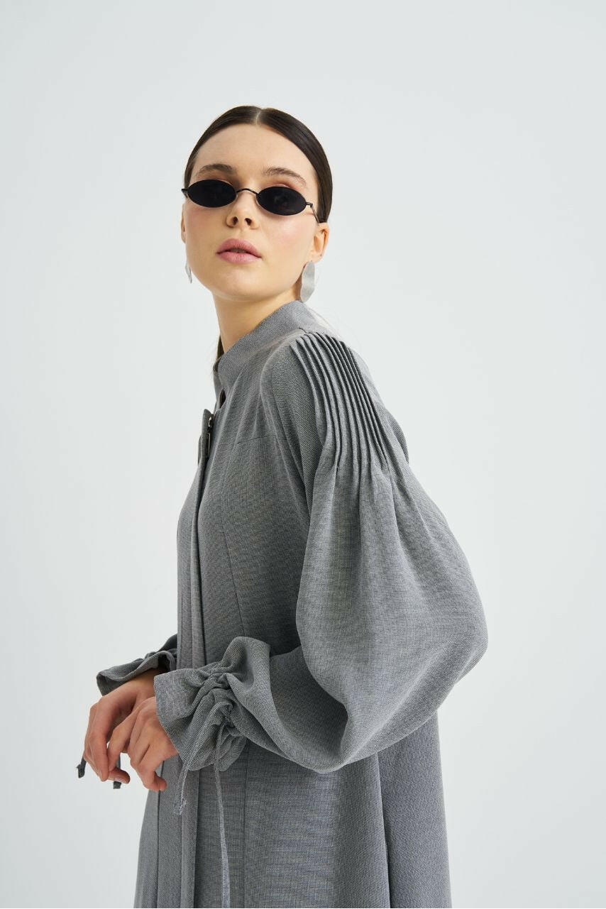Luxurious Emma Abaya – Islamic Modest Clothing for Women Abaya By Baano 44 Arctic Silver 
