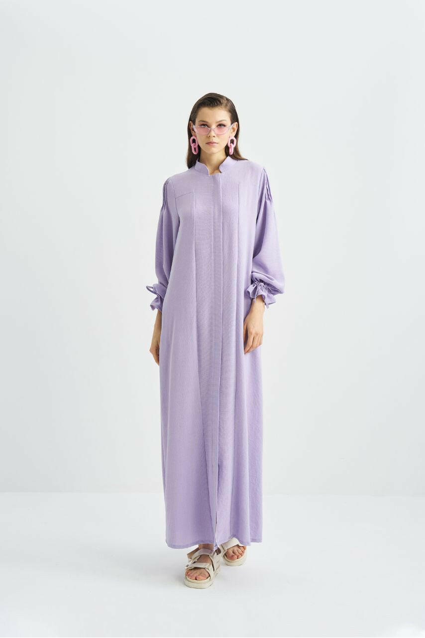 Luxurious Emma Abaya – Islamic Modest Clothing for Women Abaya By Baano 38 Parisian Violet 