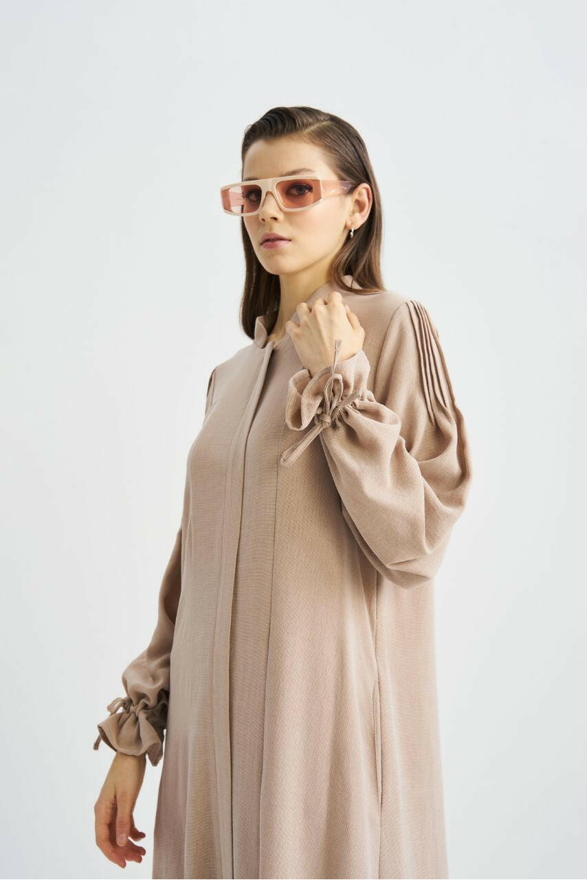 Luxurious Emma Abaya – Islamic Modest Clothing for Women Abaya By Baano 42 Corduroy Brown 