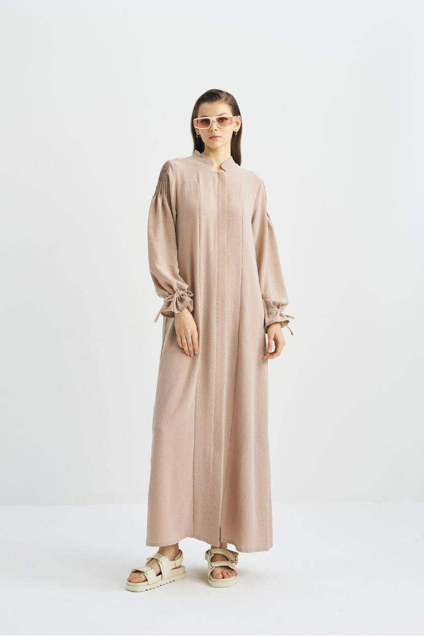 Luxurious Emma Abaya – Islamic Modest Clothing for Women Abaya By Baano 40 Corduroy Brown 