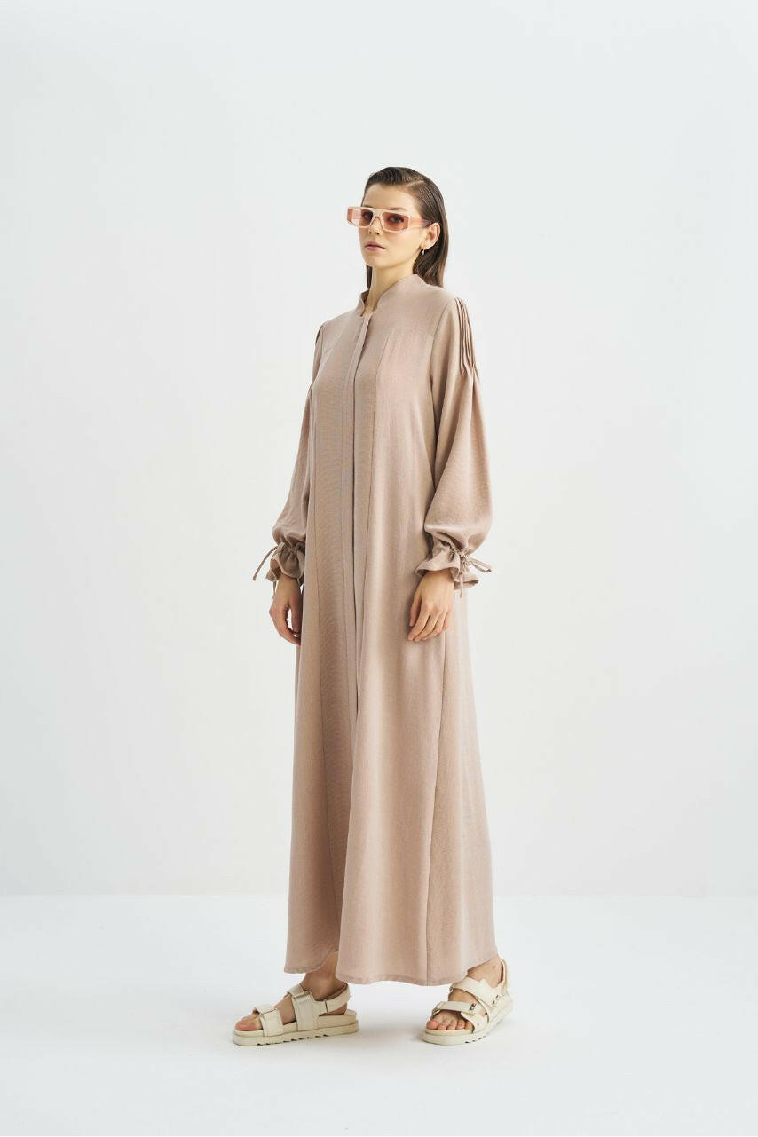 Luxurious Emma Abaya – Islamic Modest Clothing for Women Abaya By Baano 38 Corduroy Brown 